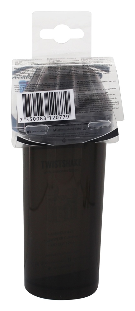Criança Sippy Copo 12 Mês+ Preto - 12 oz. Twistshake - Imagem 3