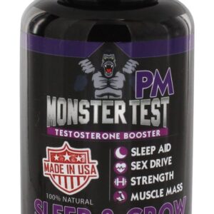 Monstro Teste PM Testosterona Intensificador - Cápsulas 60 Angry Supplements