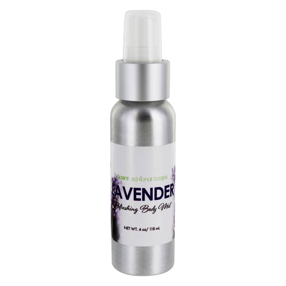 Lavanda refrescante da névoa do corpo - 4 fl. oz. Scentsational Soaps