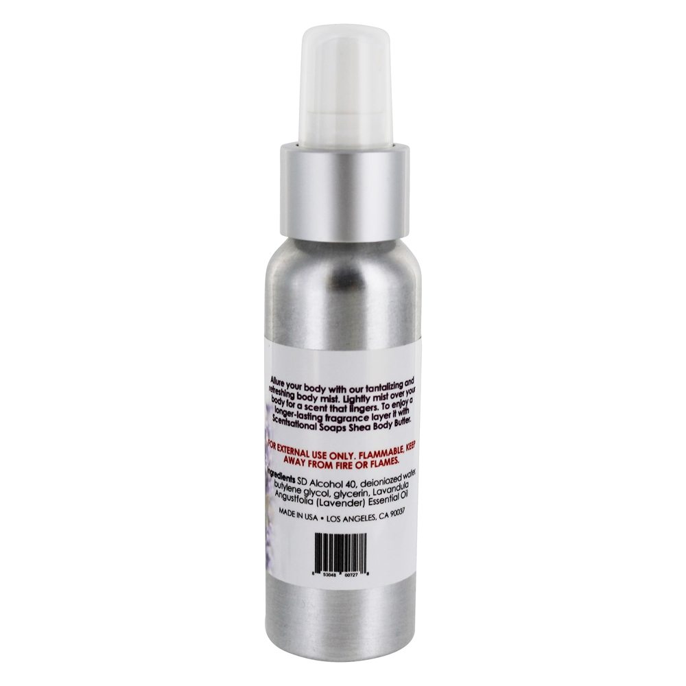 Lavanda refrescante da névoa do corpo - 4 fl. oz. Scentsational Soaps - Imagem 2