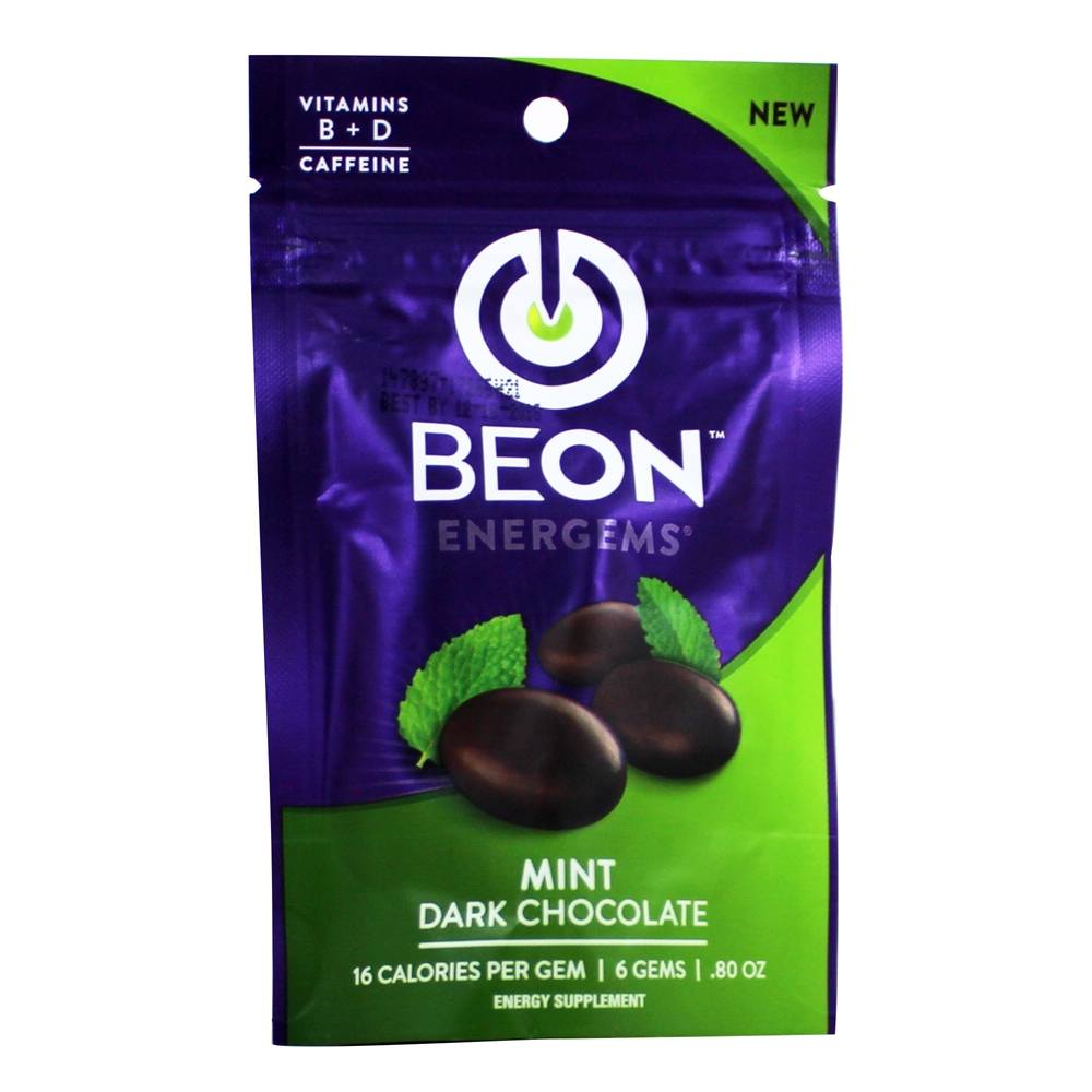 Energems Energia Gemas Hortelã Escuro Chocolate - 6 Peça (s) BeOn