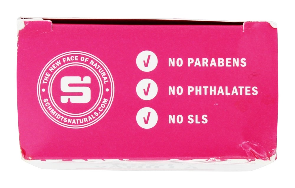 Natural Umidade Rico + Desintoxicante Bar Sabão para Face & Corpo Rosa + Baunilha - 5 oz. Schmidt's - Imagem 3