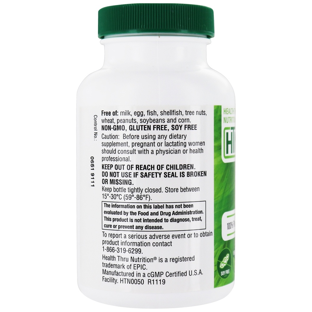 Metabolismo da Glicose Saudável da Berberina HCL 500 mg. - 120 Cápsula (s) vegetal (s) Health Thru Nutrition - Imagem 3