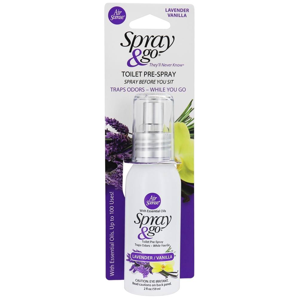 Spray & Ir Banheiro Pré-Spray Lavanda Baunilha - 2 fl. oz. Air Scense