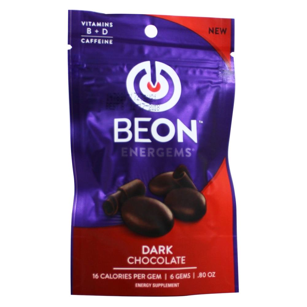 Energems Energia Gemas Escuro Chocolate - 6 Peça (s) BeOn