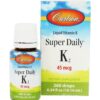 Comprar super diário saudável sangue líquido k2 45 mcg. - 0. 34 fl. Oz. Carlson labs preço no brasil cálcio e magnésio vitaminas e minerais suplemento importado loja 9 online promoção -