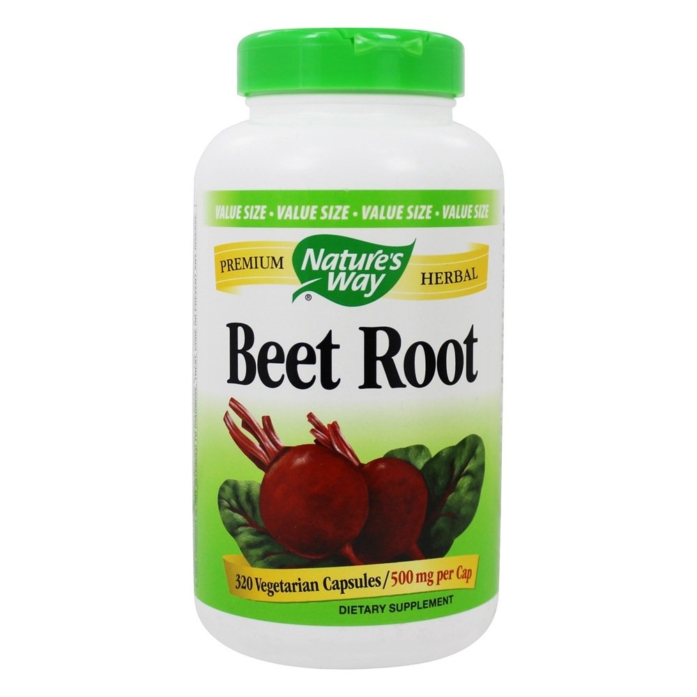 Raiz Beterraba 500 mg. - Cápsulas vegetarianas 320 Nature's Way