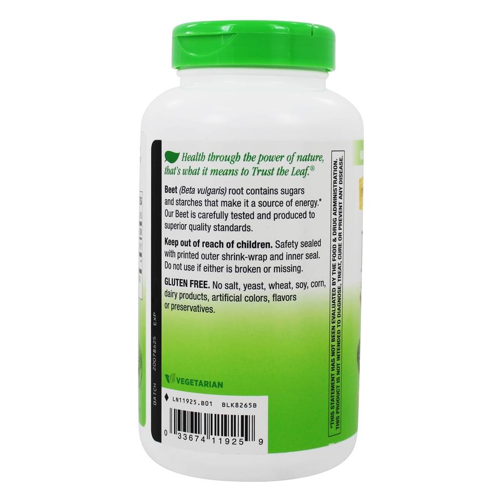 Raiz Beterraba 500 mg. - Cápsulas vegetarianas 320 Nature's Way - Imagem 3