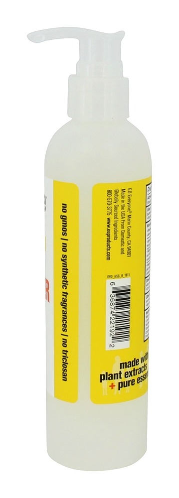 Todo o mundo Mão Sanitizer Gel Coco + Limão - 8 fl. oz. EO Products - Imagem 3