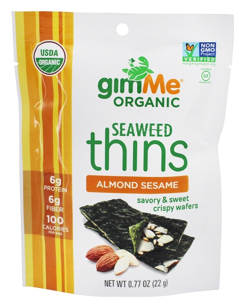 Algas Orgânicas Fina Amêndoa Sesame - 0.77 oz. GimMe