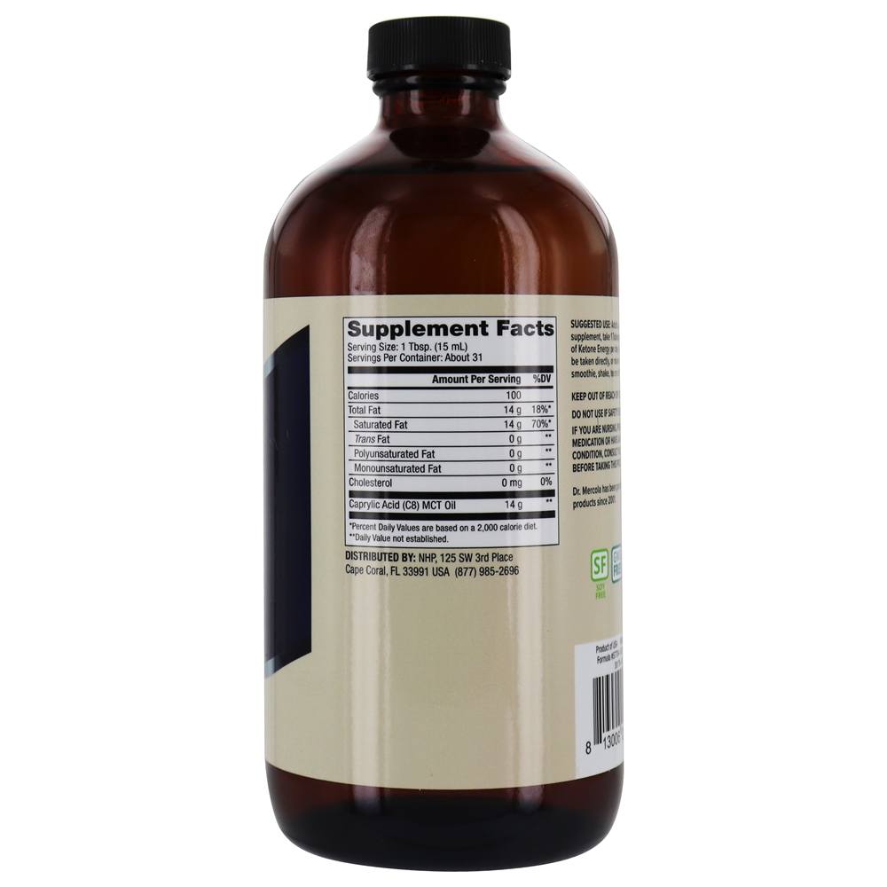 Mitomix Ketone Energy Ácido Caprílico MCT Oil - 16 fl. oz. Dr. Mercola - Imagem 2