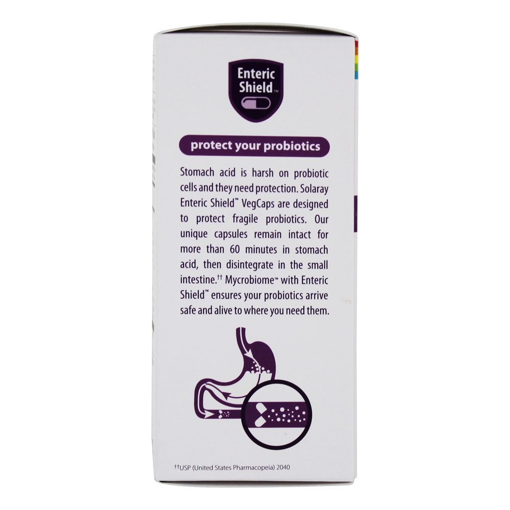 Miotobiome Probiotic + Fórmula Feminina de Inulina Prebiótica 50 Bilhões de UFC - 30 Cápsula (s) vegetal (s) Solaray - Imagem 3