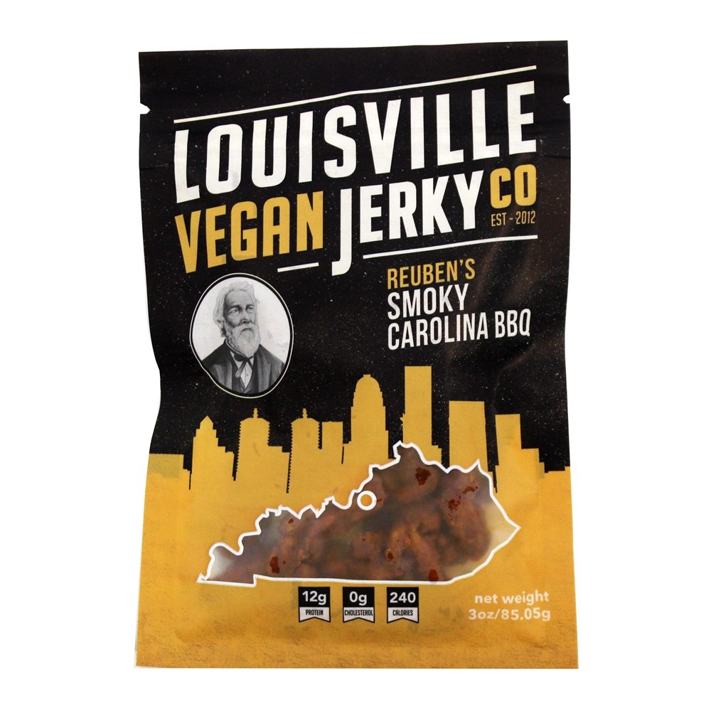 Vegan Irregular Reuben Smokey Carolina BBQ - 3 oz. Louisville Vegan Jerky Co.