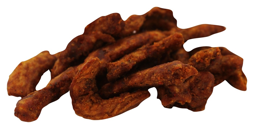 Vegan Irregular Reuben Smokey Carolina BBQ - 3 oz. Louisville Vegan Jerky Co. - Imagem 3