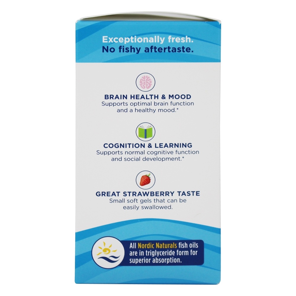 Ultimate Omega 2X Teen Strawberry - 60 Softgels Nordic Naturals - Imagem 4