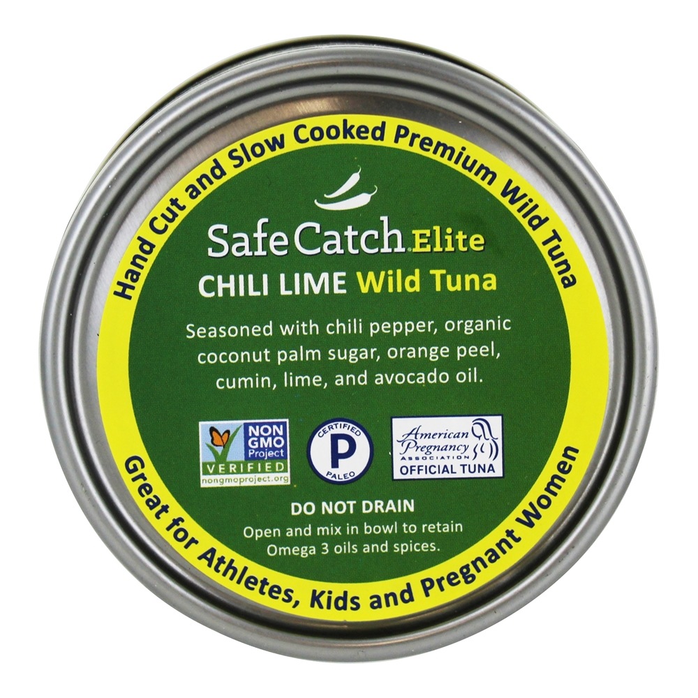 Elite Devagar Cozinhado Prêmio Selvagem Atum Pimenta Cal - 5 oz. Safe Catch - Imagem 4