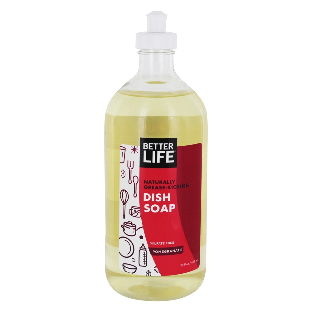 Naturalmente Graxa-Chutando Prato Sabão Romã - 22 fl. oz. Better Life