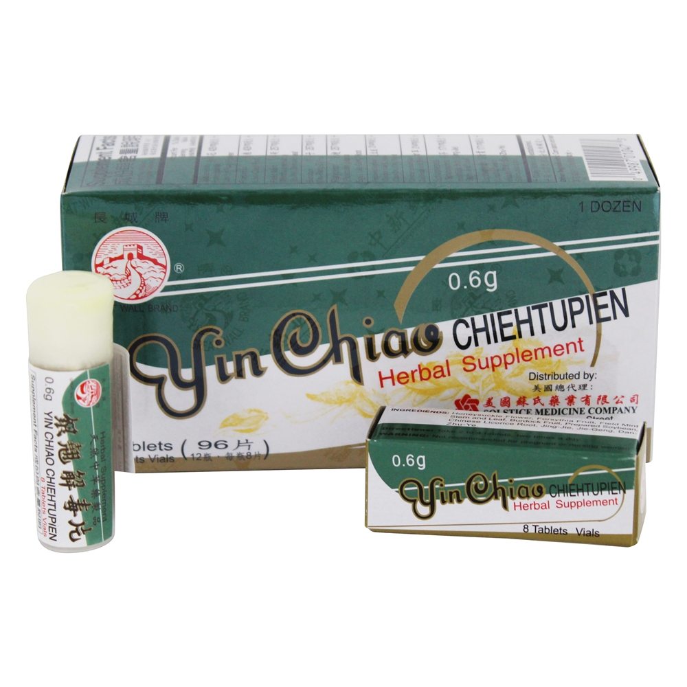 Yin Chiao Chieh Tu Pien Chinês De ervas Imune Completar - 96 Tablet (s) Solstice