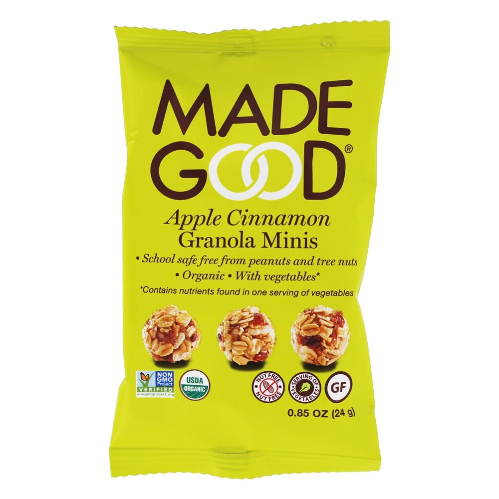 Orgânico Granola Minis Maçã Canela - 4 Bolsas Made Good - Imagem 5
