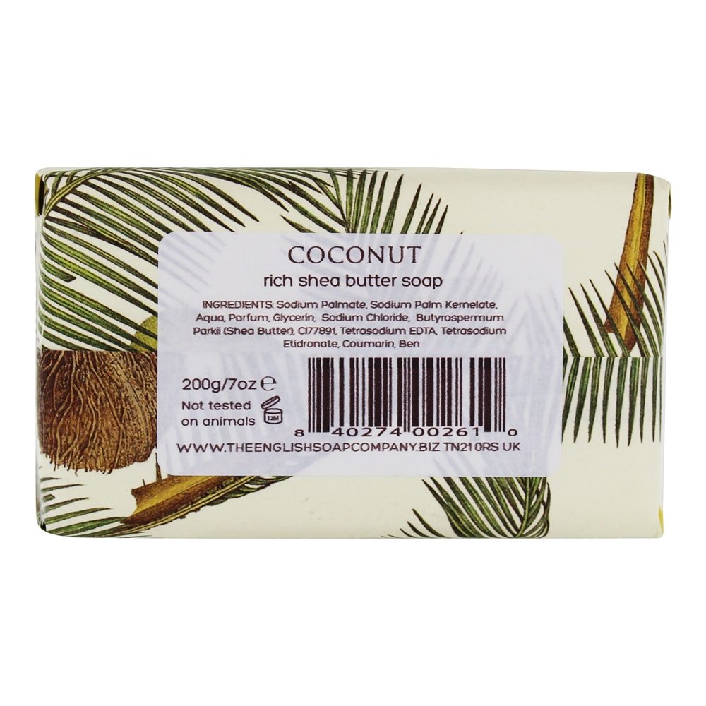 Coco de Sabonete com Barra de Manteiga de Karité Rico - 7 oz. The English Soap Company - Imagem 2