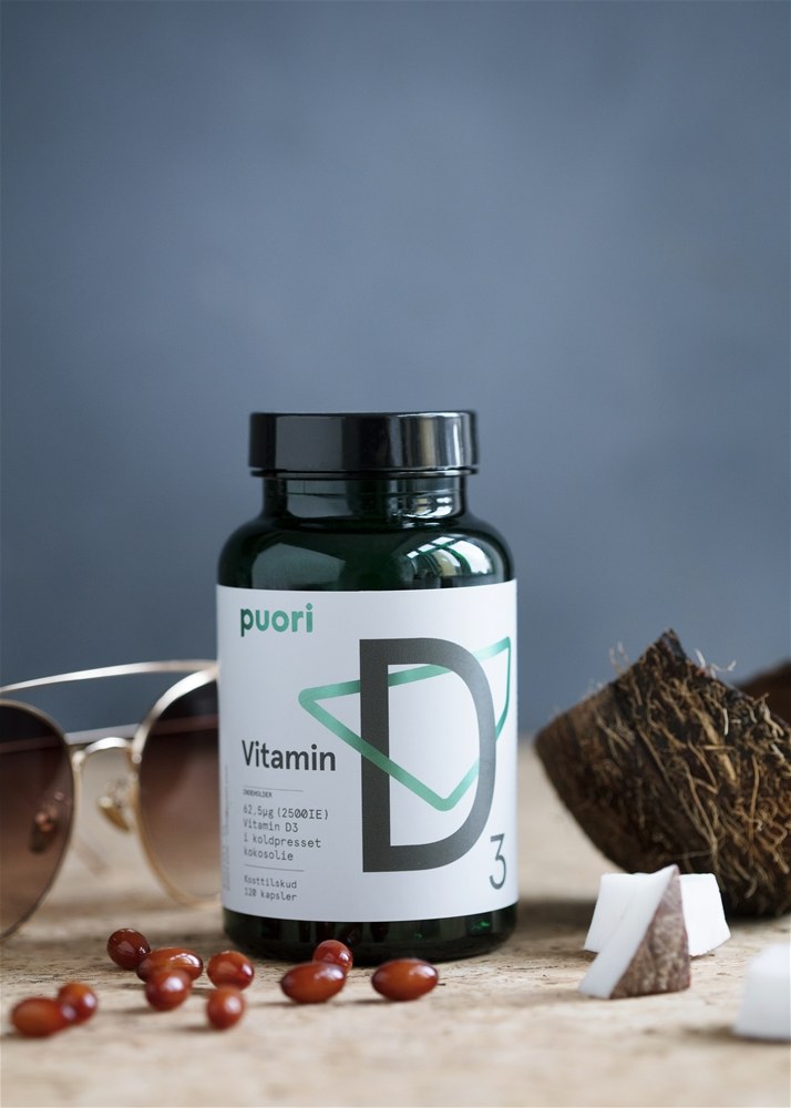 Vitamina D3 com Óleo de Coco Prensado a Frio 2500 UI - 120 Softgels Puori - Imagem 6