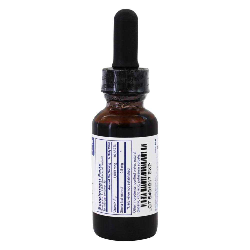 Vitamina B12 Líquido - 30 ml. Pure Encapsulations - Imagem 2
