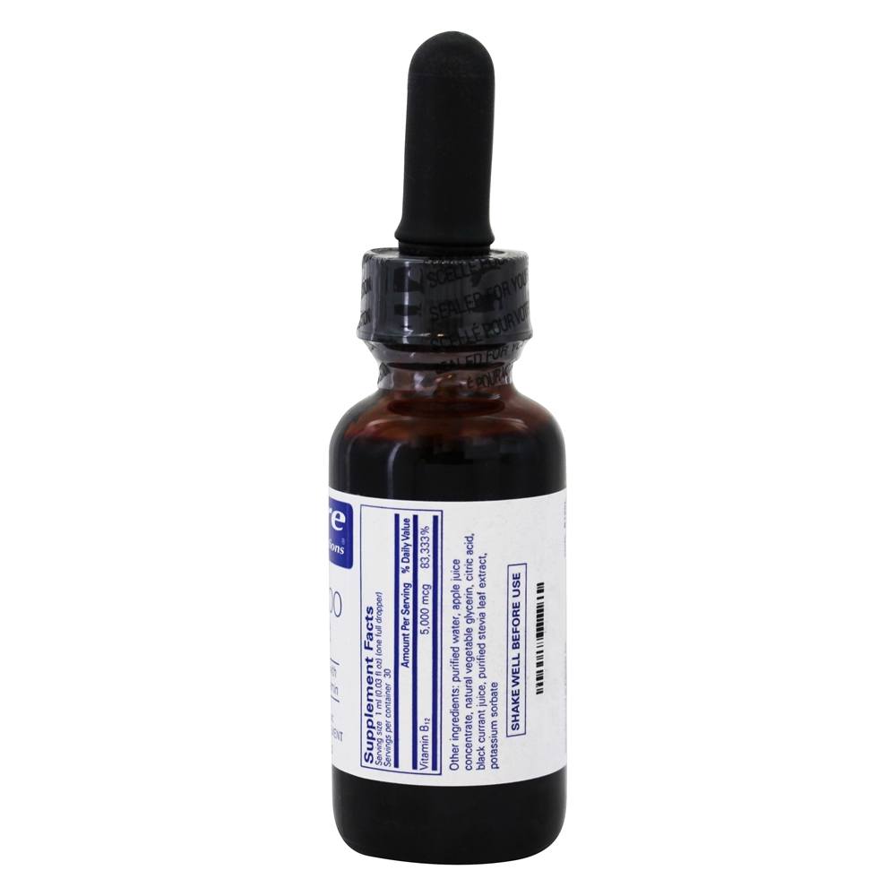 Vitamina B12 Líquida 5000 mcg. - 30 ml. Pure Encapsulations - Imagem 2