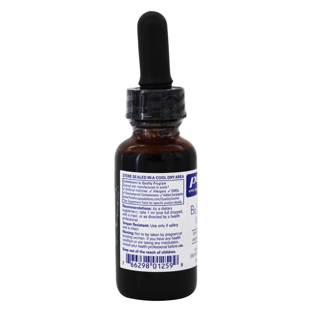 Vitamina B12 Líquida 5000 mcg. - 30 ml. Pure Encapsulations - Imagem 4