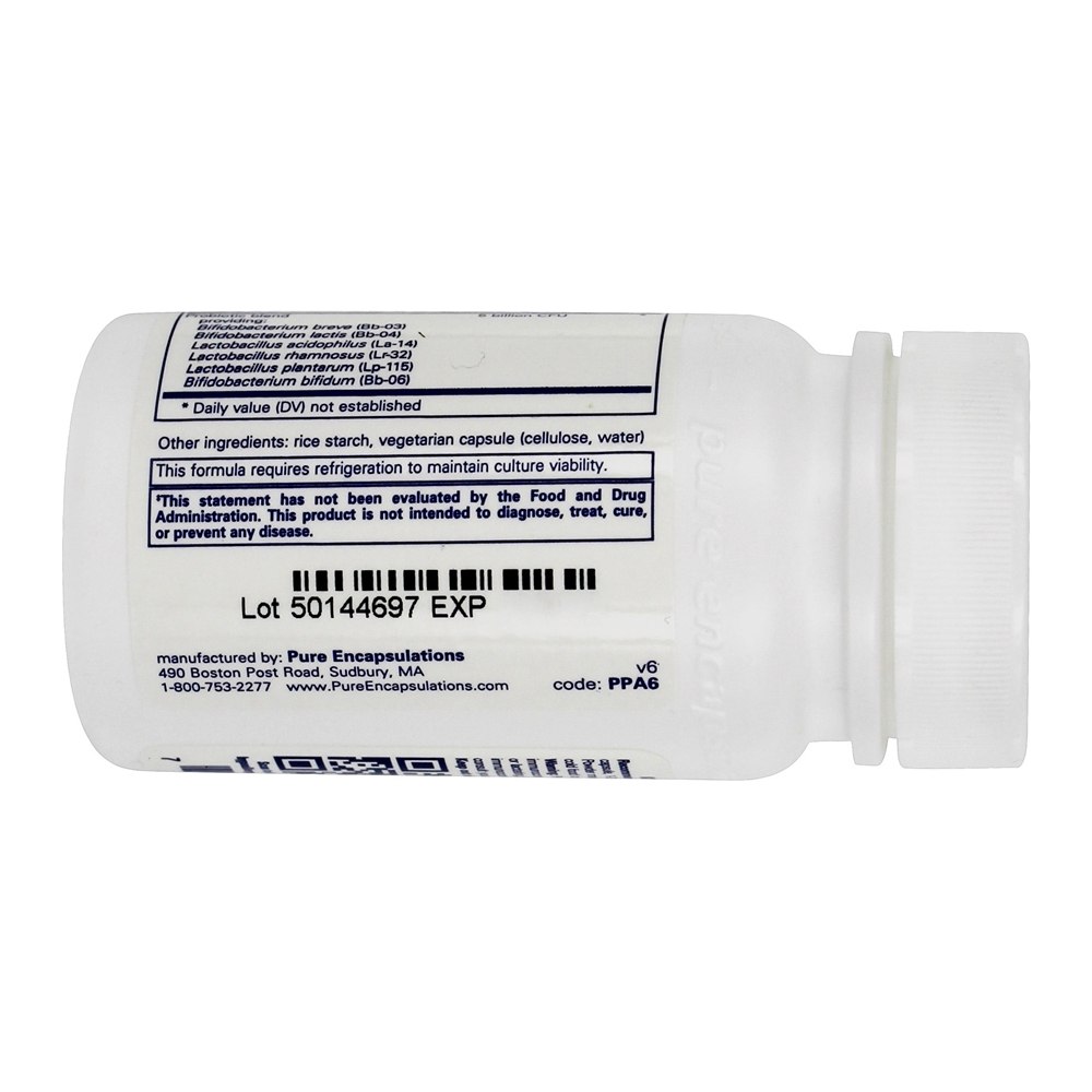 PureProbiotic Fórmula Sem Alérgenos 5 Bilhões de UFC - Cápsulas 60 Pure Encapsulations - Imagem 3