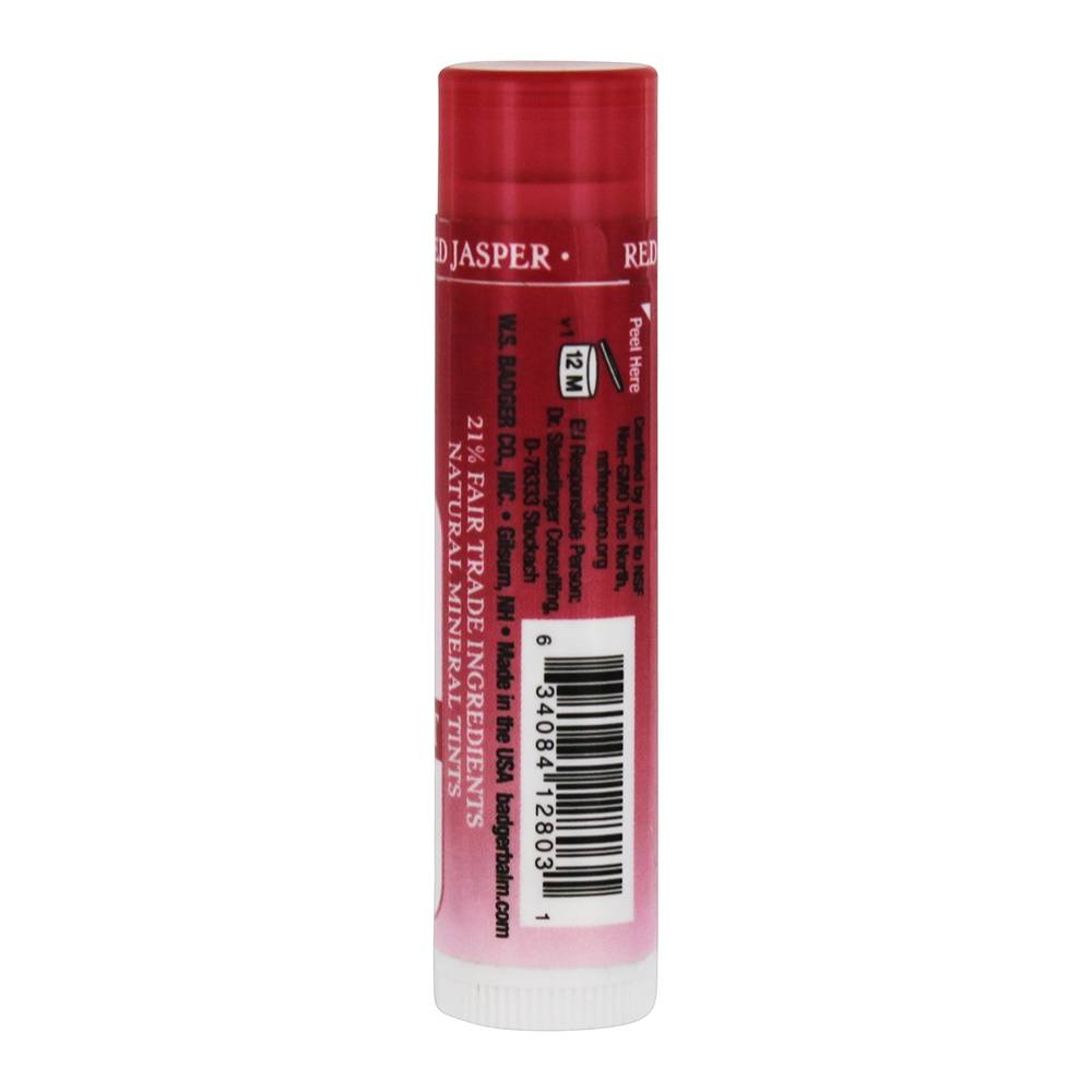 Mineral Lábio Matiz Rosa & Baunilha Vermelho Jaspe - 0.15 oz. Badger - Imagem 2