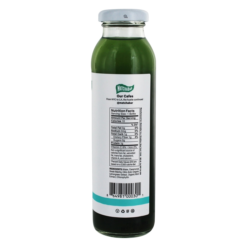 Cerimonial Grau Matcha Melhor Energia Beber Hortelã - 10 fl. oz. Matchabar - Imagem 2