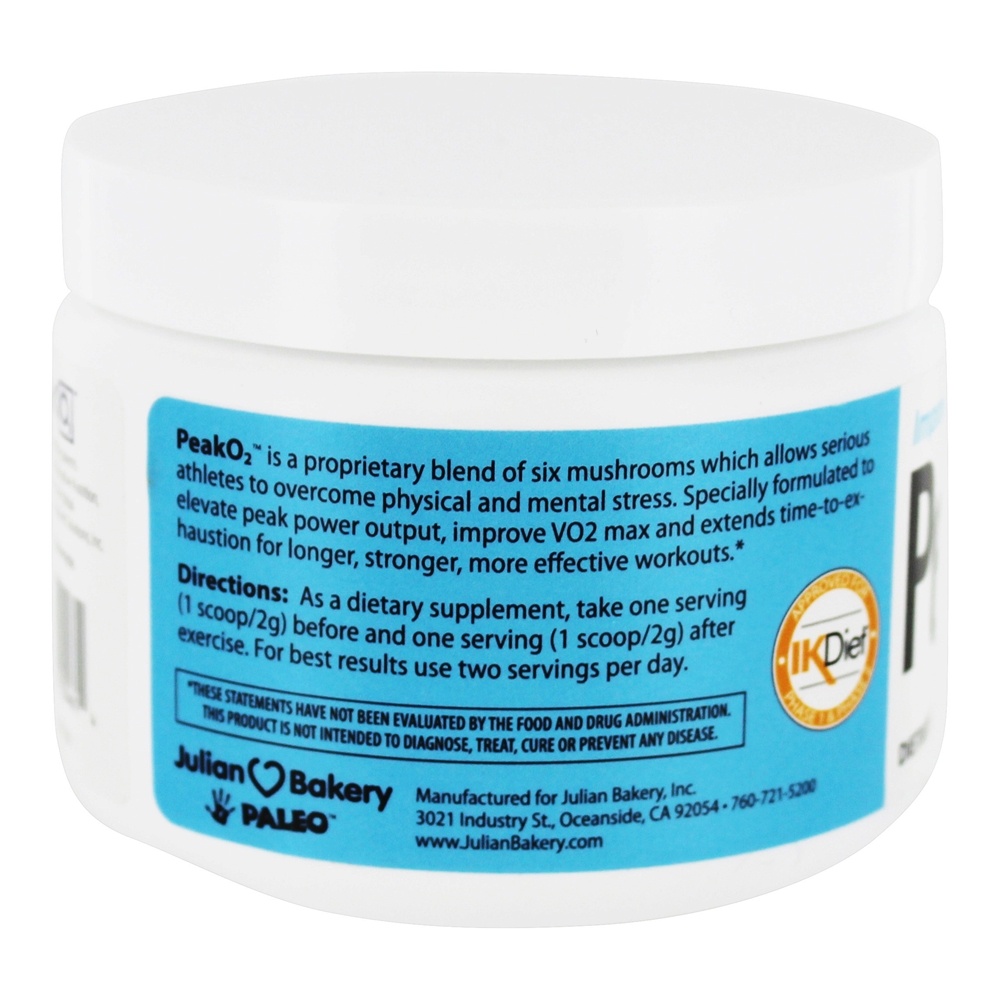Pico O2 Cogumelo Resistência Misturar Pó - 3.5 oz. Julian Bakery - Imagem 3