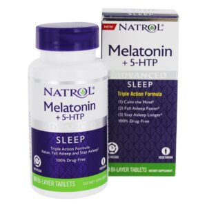 Comprar melatonina + 5-htp advanced fórmula de sono tripla ação e suporte mental - 60 tablet (s) natrol preço no brasil ervas fórmulas para o sono suplemento importado loja 15 online promoção -