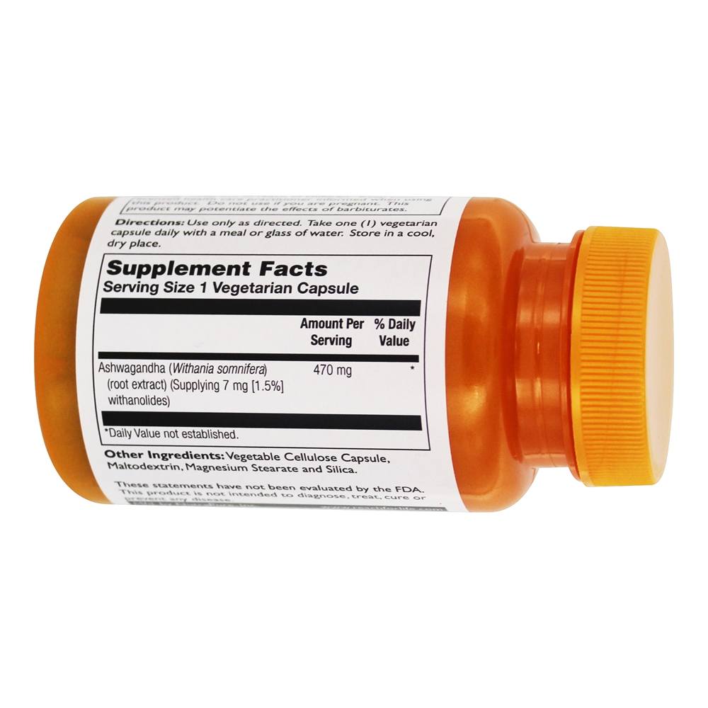 Ashwagandha 1.5 % Withanolides 470 mg. - 30 Cápsula (s) vegetal (s) Thompson - Imagem 2