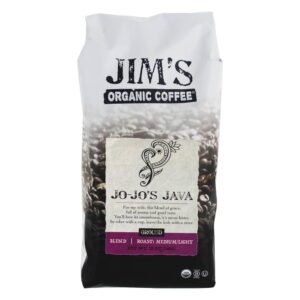 Comprar mistura de café moído jo-jo's java - 12 oz. Jim's organic coffee preço no brasil café em pó chás e café suplemento importado loja 1 online promoção -