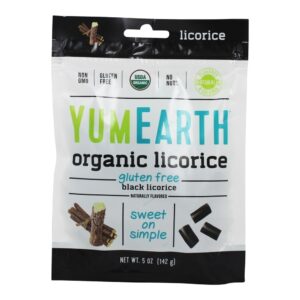 Licorice orgânico sem alface - 5 oz. YumEarth