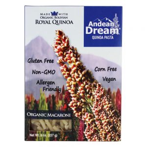Comprar macarrão de macarrão com quinoa orgânico - 8 oz. Andean dream preço no brasil alimentos & lanches massa / macarrão suplemento importado loja 33 online promoção - 7 de julho de 2022