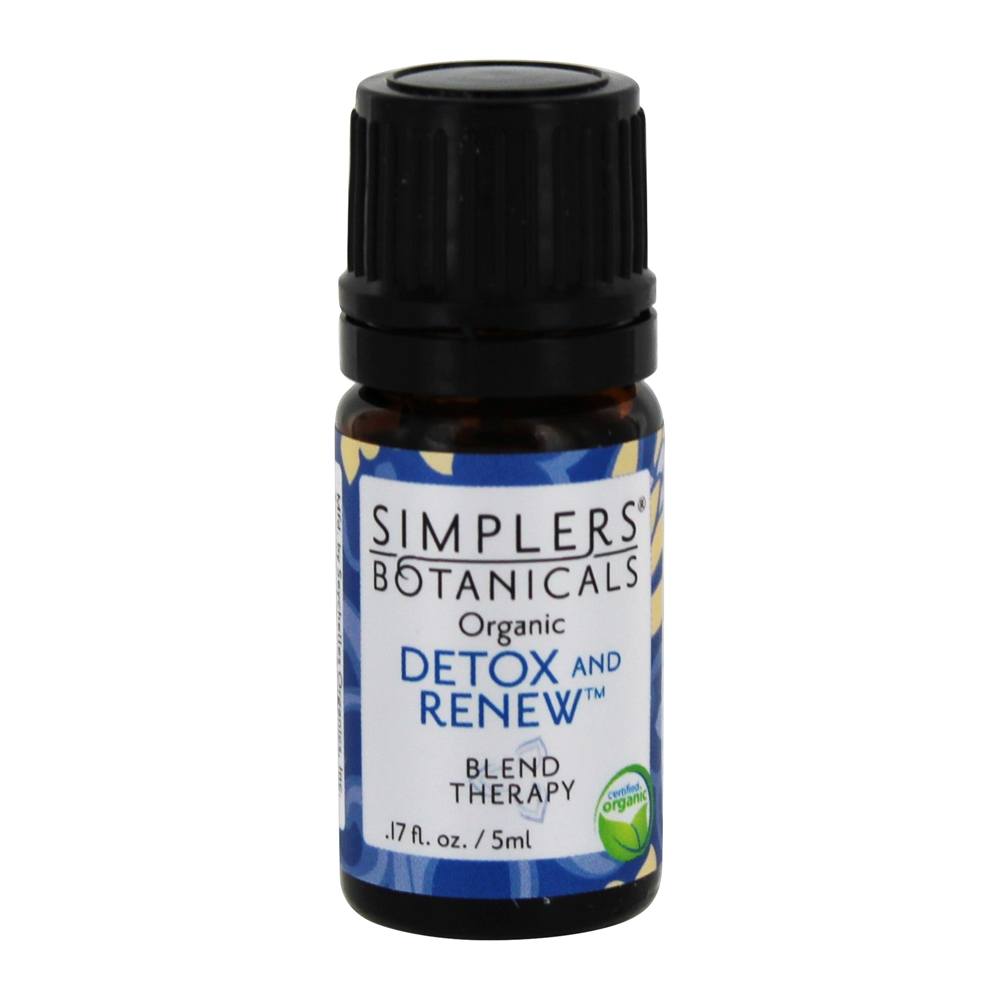 Mistura de Terapia Orgânica Desintoxicação e Renovação de Óleo Essencial - 0.17 fl. oz. Simplers Botanicals - Imagem 5