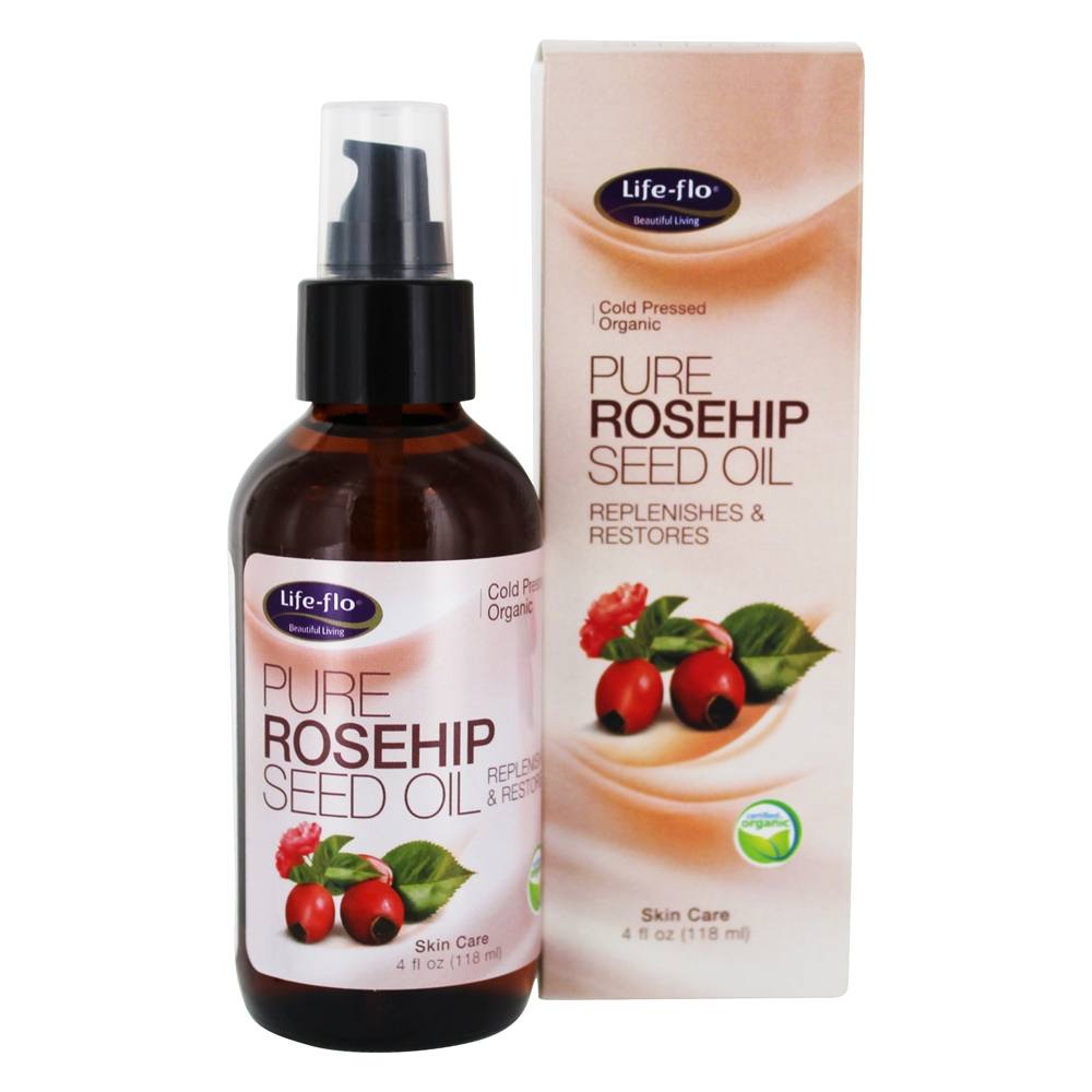 Pure Orgânicos de Frio Óleo de Semente de Rosa Mosqueta - 4 fl. oz. Life-Flo