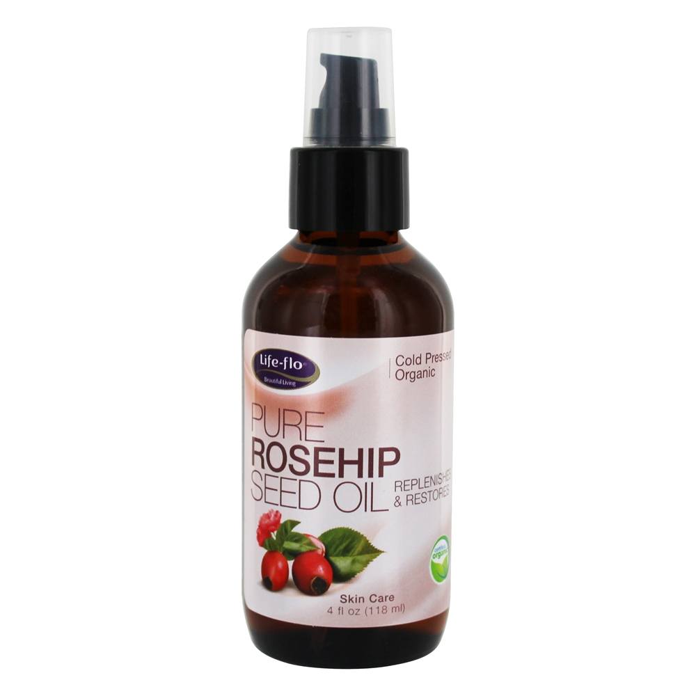 Pure Orgânicos de Frio Óleo de Semente de Rosa Mosqueta - 4 fl. oz. Life-Flo - Imagem 3
