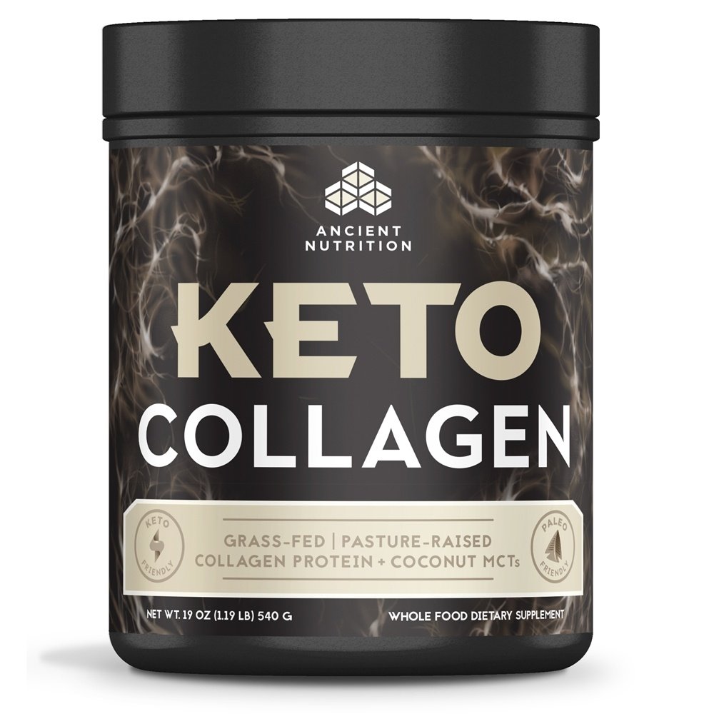 Ceto Colágeno Proteína + Coco Mct Pó - 19 oz. Ancient Nutrition