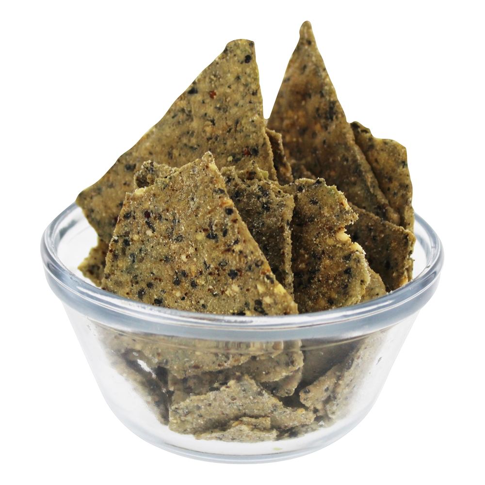 Chips de vegetais prensados orgânicos Cheezy verdes - 5 oz. Forager - Imagem 3