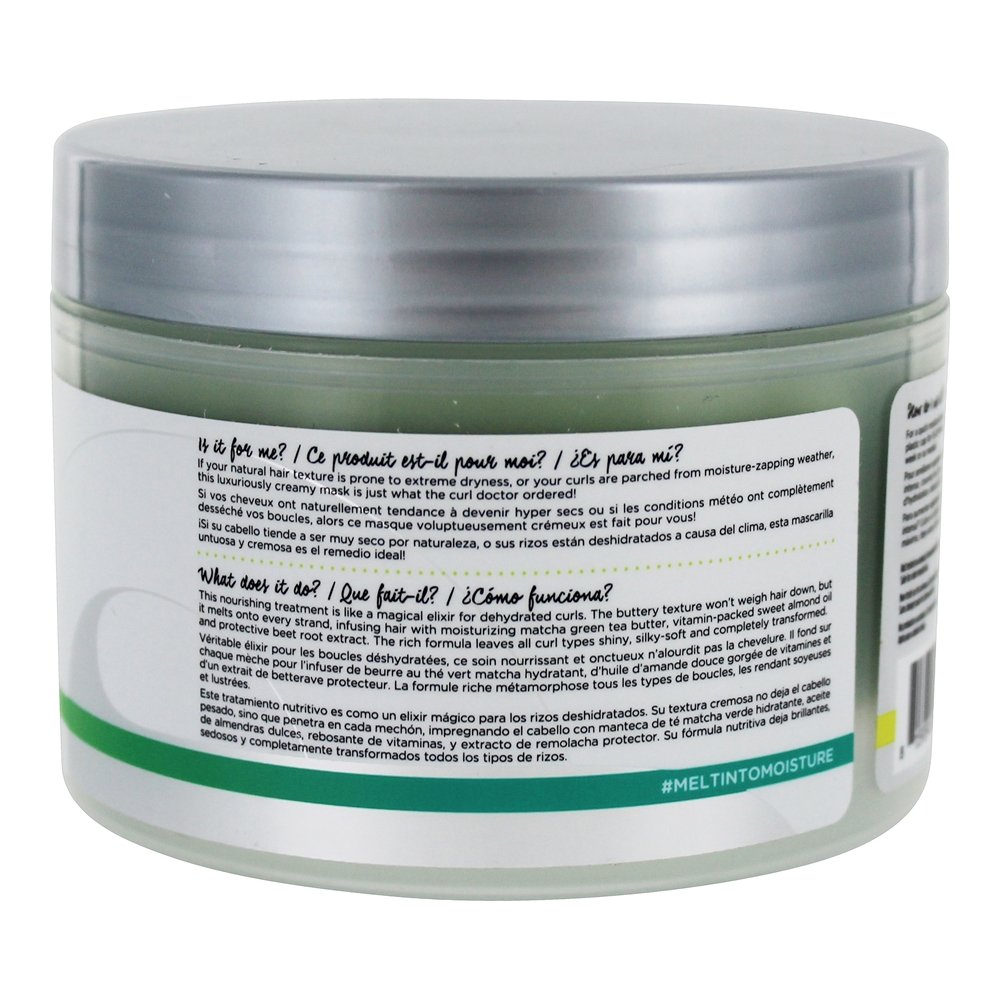 Derreta a máscara de condicionamento da manteiga Matcha de umidade - 8 fl. oz. DevaCurl - Imagem 3