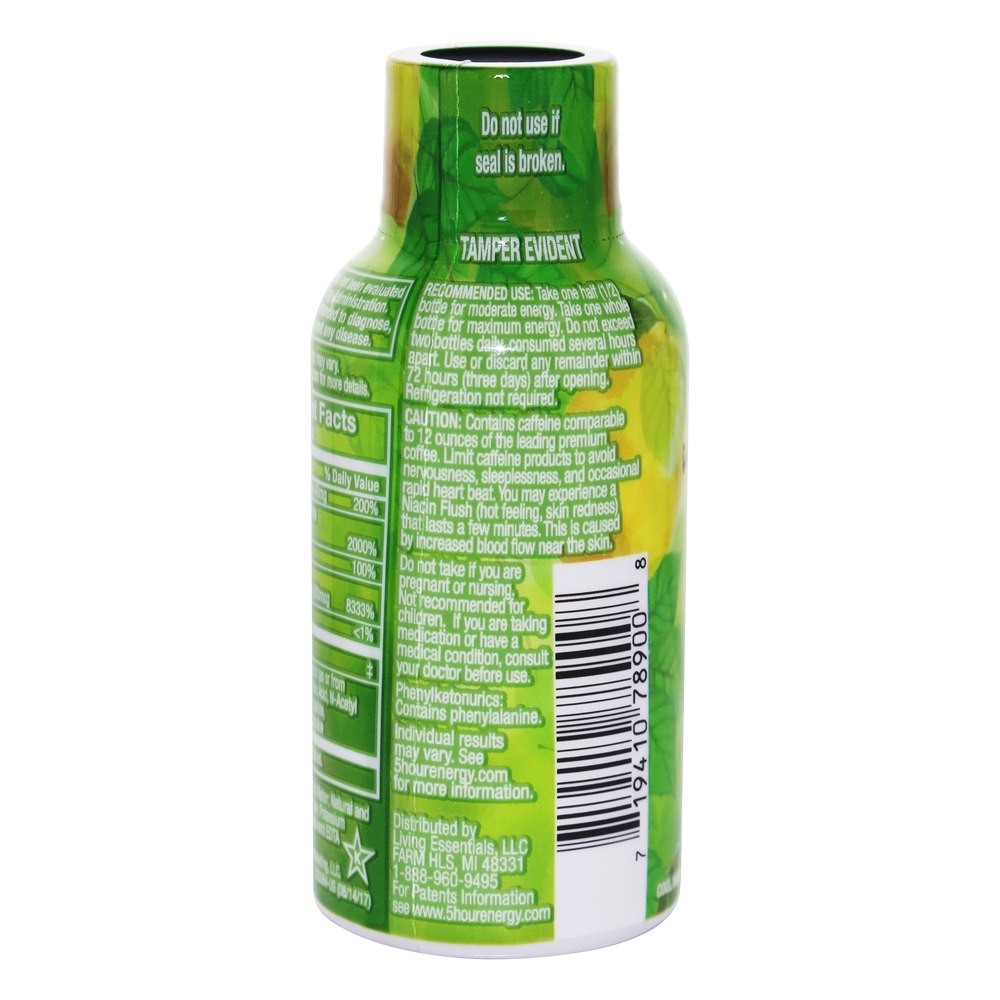 Limonada fresca da hortelã fresca da força extra do tiro da energia - 1.93 fl. oz. 5-Hour Energy - Imagem 3