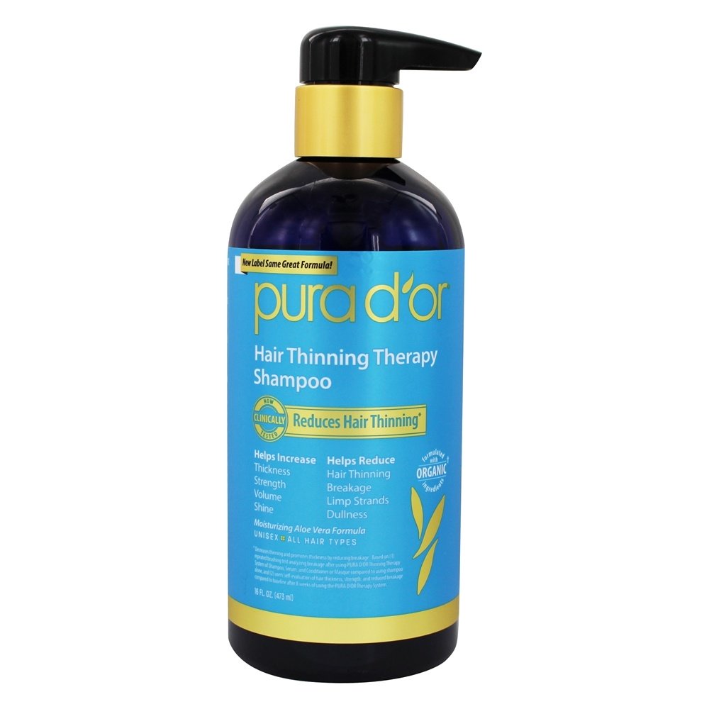Champô da terapia de diluição do cabelo - 16 fl. oz. Pura d'or