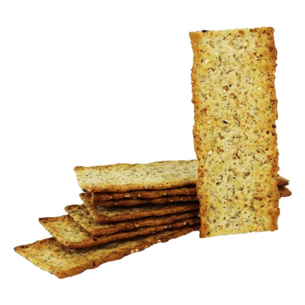Linho de Multigrain semeado dos biscoitos Flatbread dos Flatbread - 5.5 oz. Back To Nature - Imagem 5