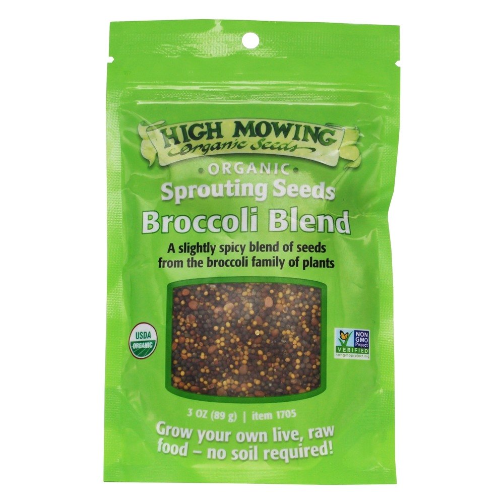 Mistura De Broccoli De Sementes De Brotação Orgânica - 3 oz. High Mowing Organic Seeds