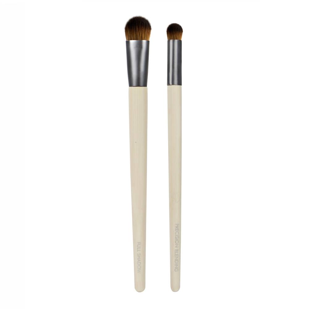 Final Sombra Duo Escovas para Eyeshadow - 2 Contagem EcoTools