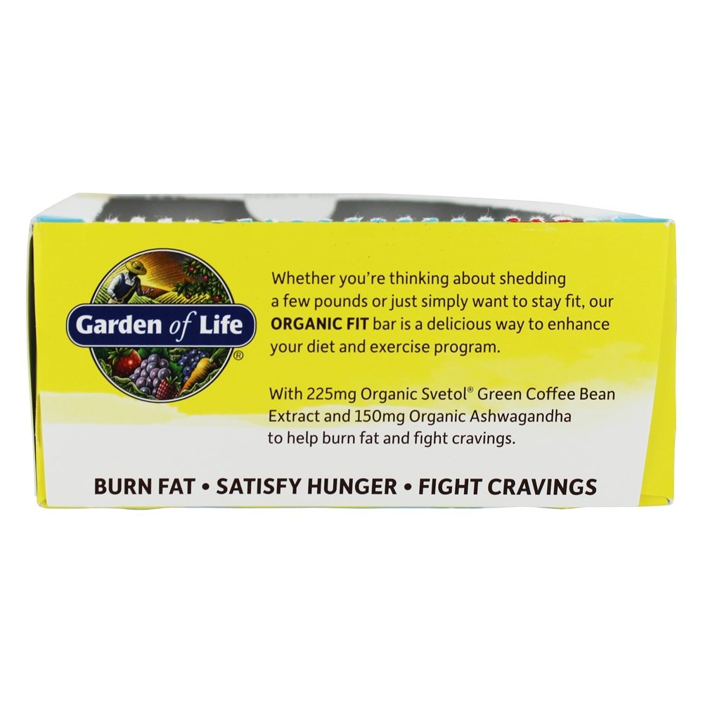 Orgânico Caber Alto Proteína Peso Perda Barras Chocolate Coco Amêndoa - 12 Barras Garden of Life - Imagem 4