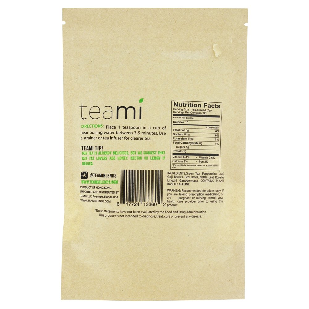 Chá com lucro livre - 2.3 oz. Teami - Imagem 2